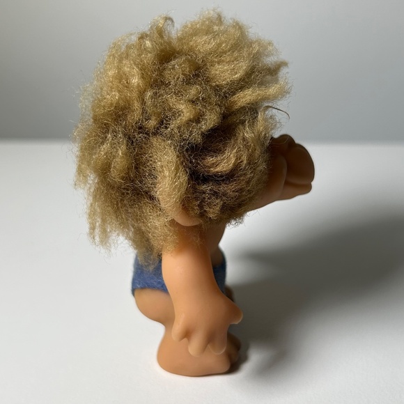 Vintage 1965 Thomas Dam Baby Monkey Troll Doll RARE VHTF (B9) - Picture 5 of 16